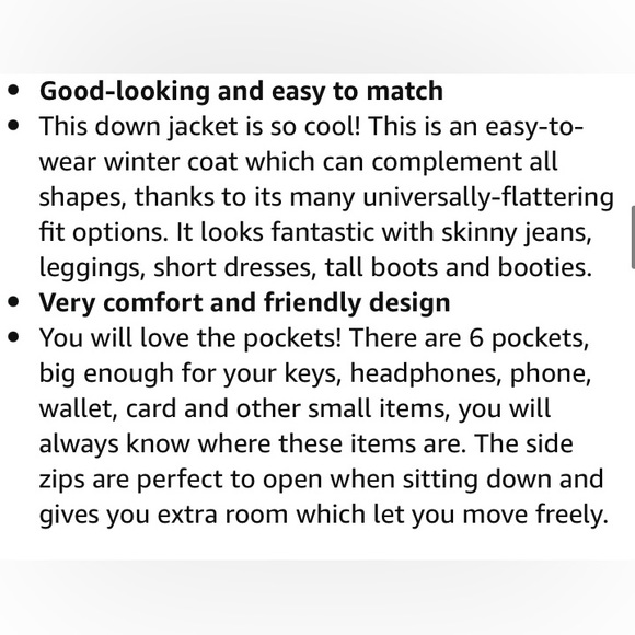 Orolay down jacket size small NWT - Picture 16 of 16